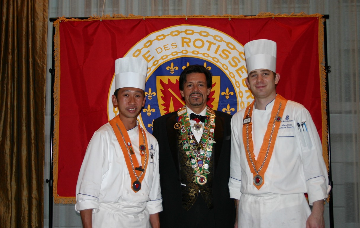 Chef Rôtisseur Andrew Yeo, Bailli de Boston Marshall L. Berenson & Chef Rôtisseur Andrew Kube